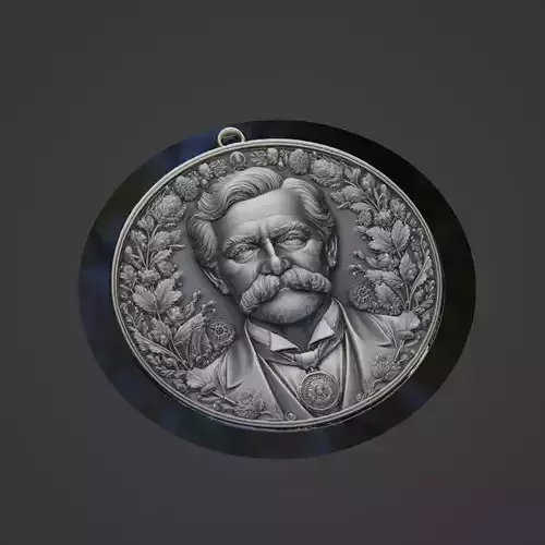 Wilhelm Conrad Rontgen Medallion