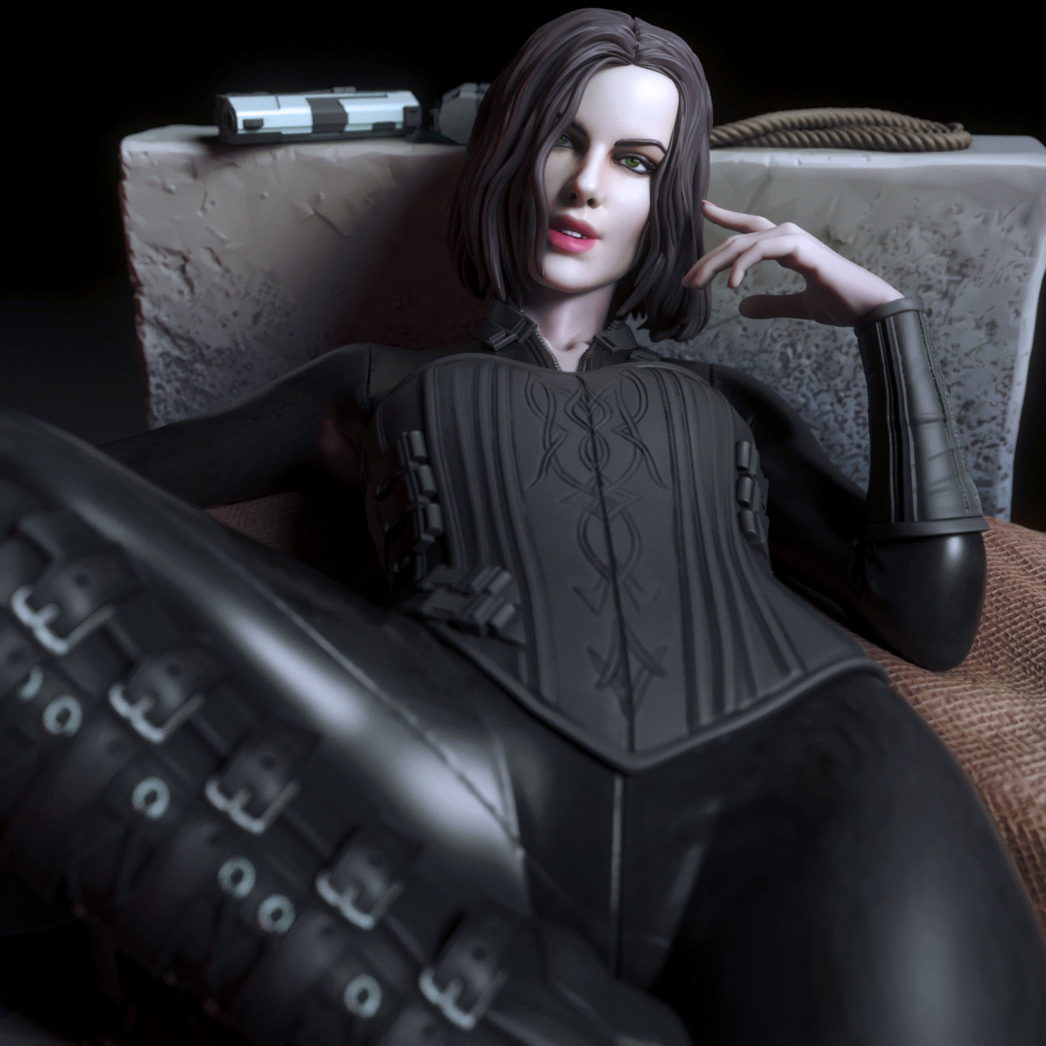 Selene from Underworld 3D print model_6