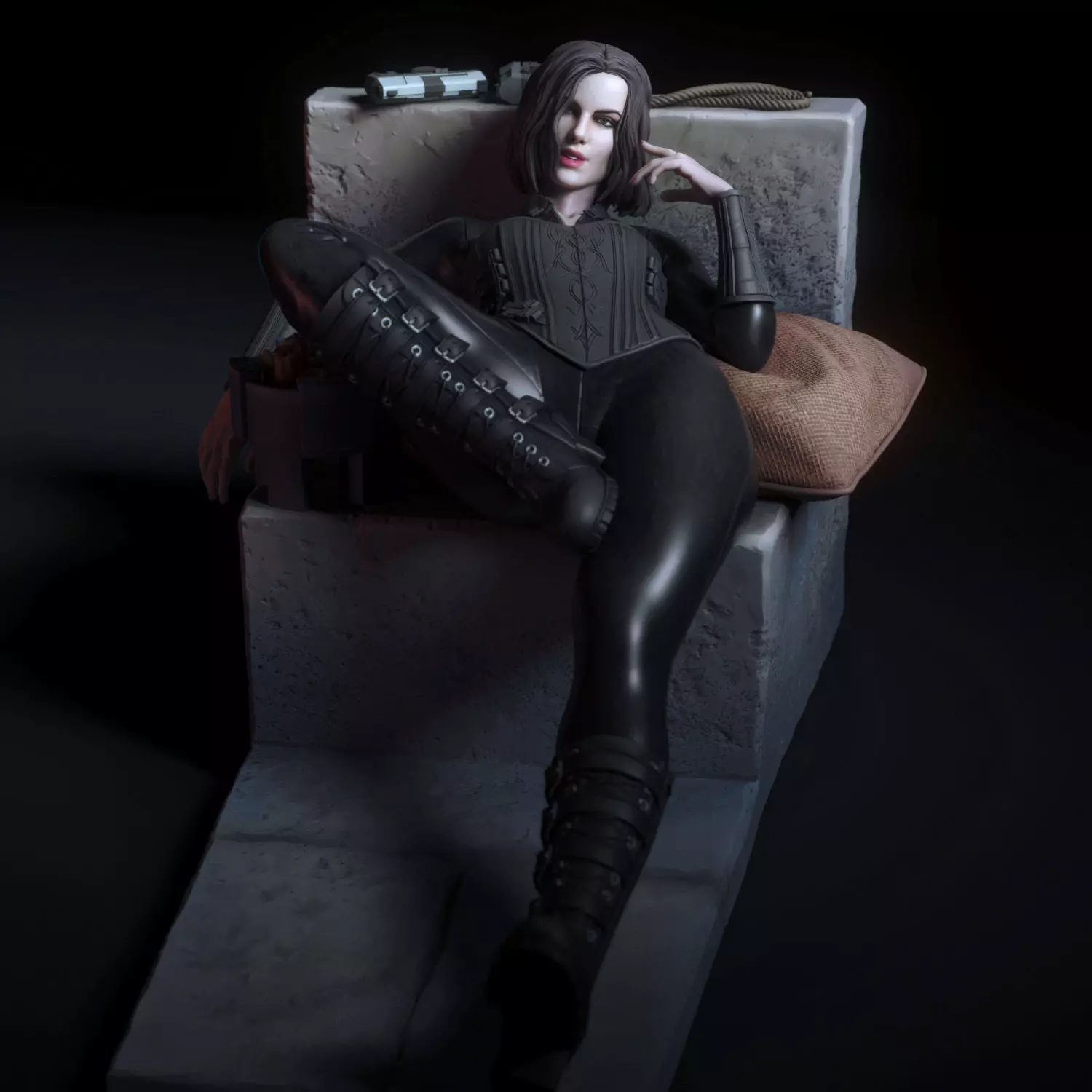Selene from Underworld 3D print model_0