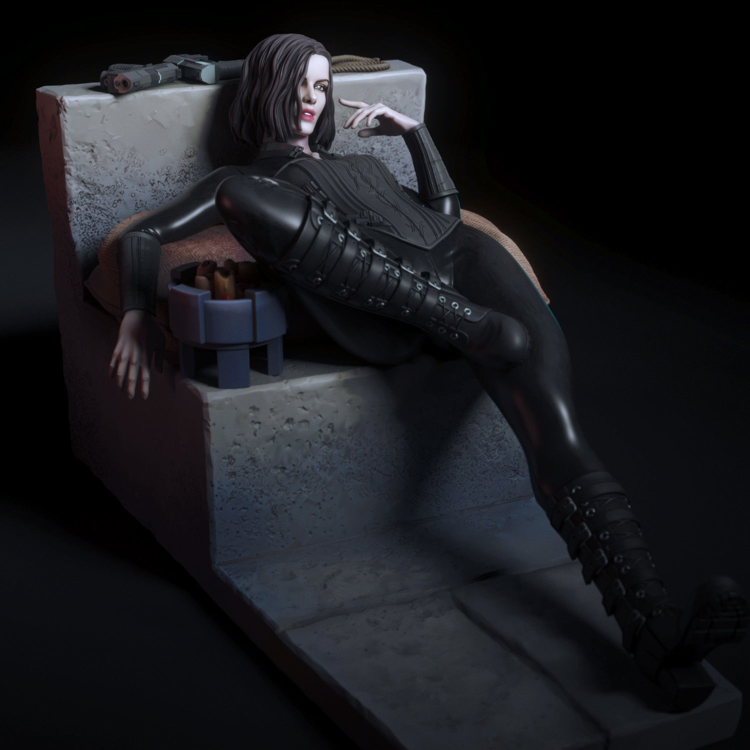 Selene from Underworld 3D print model_1