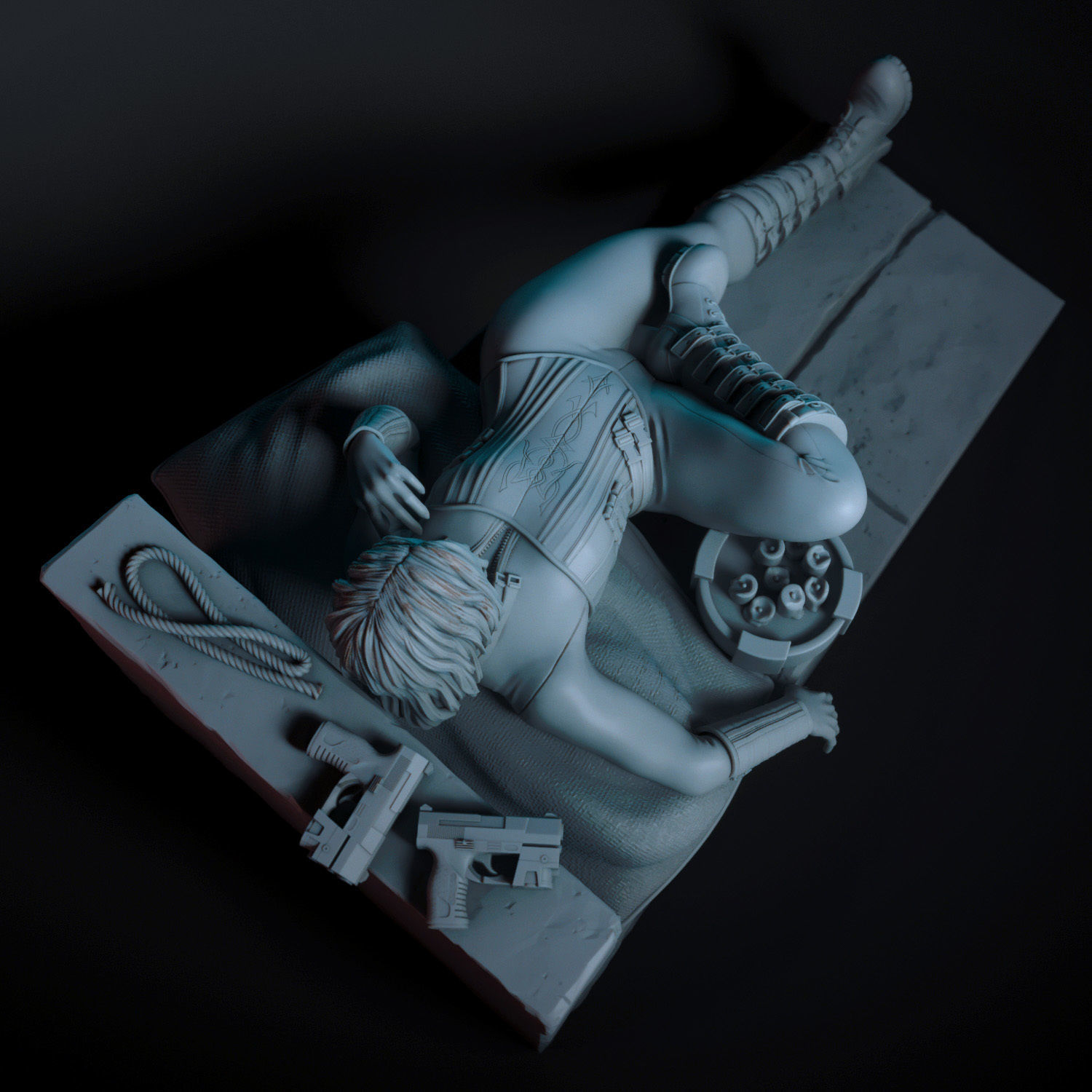 Selene from Underworld 3D print model_8