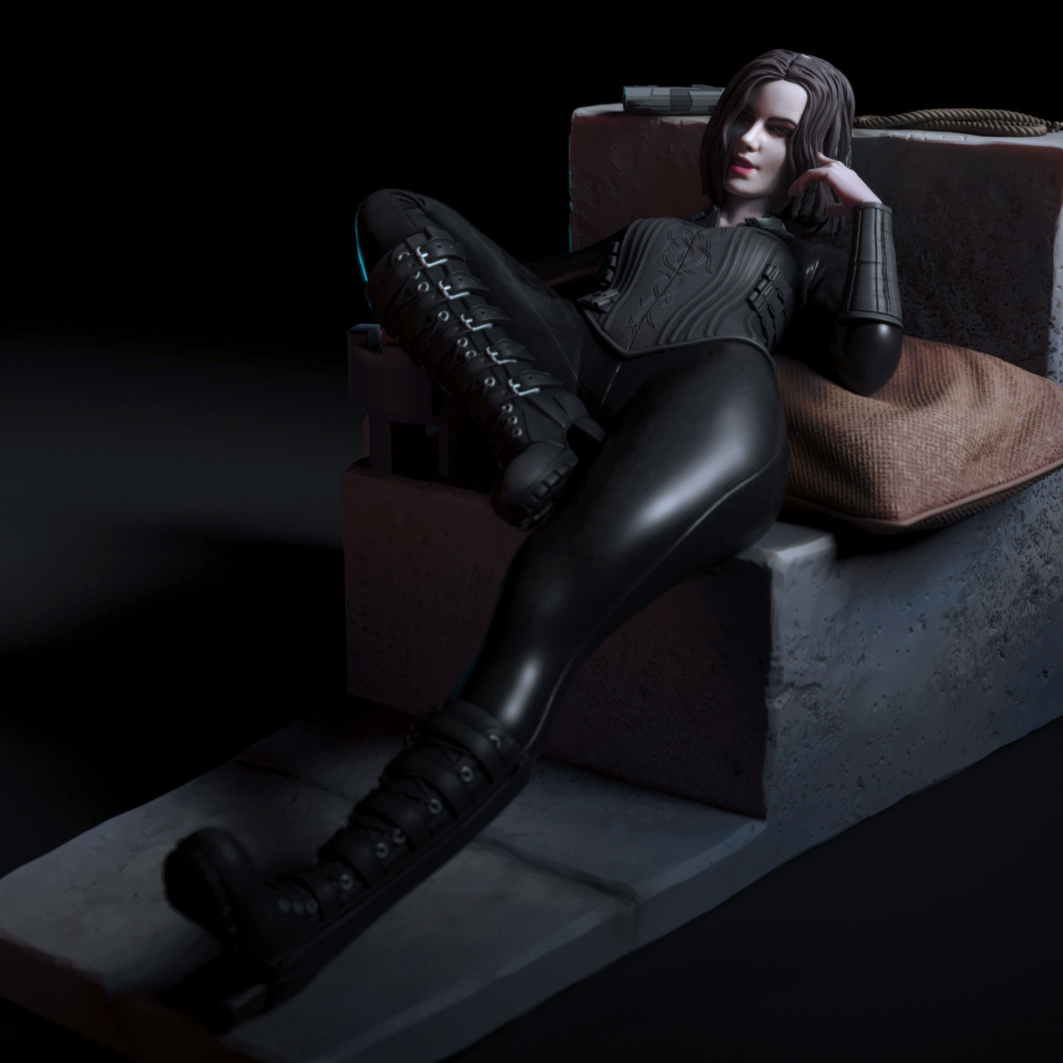 Selene from Underworld 3D print model_5