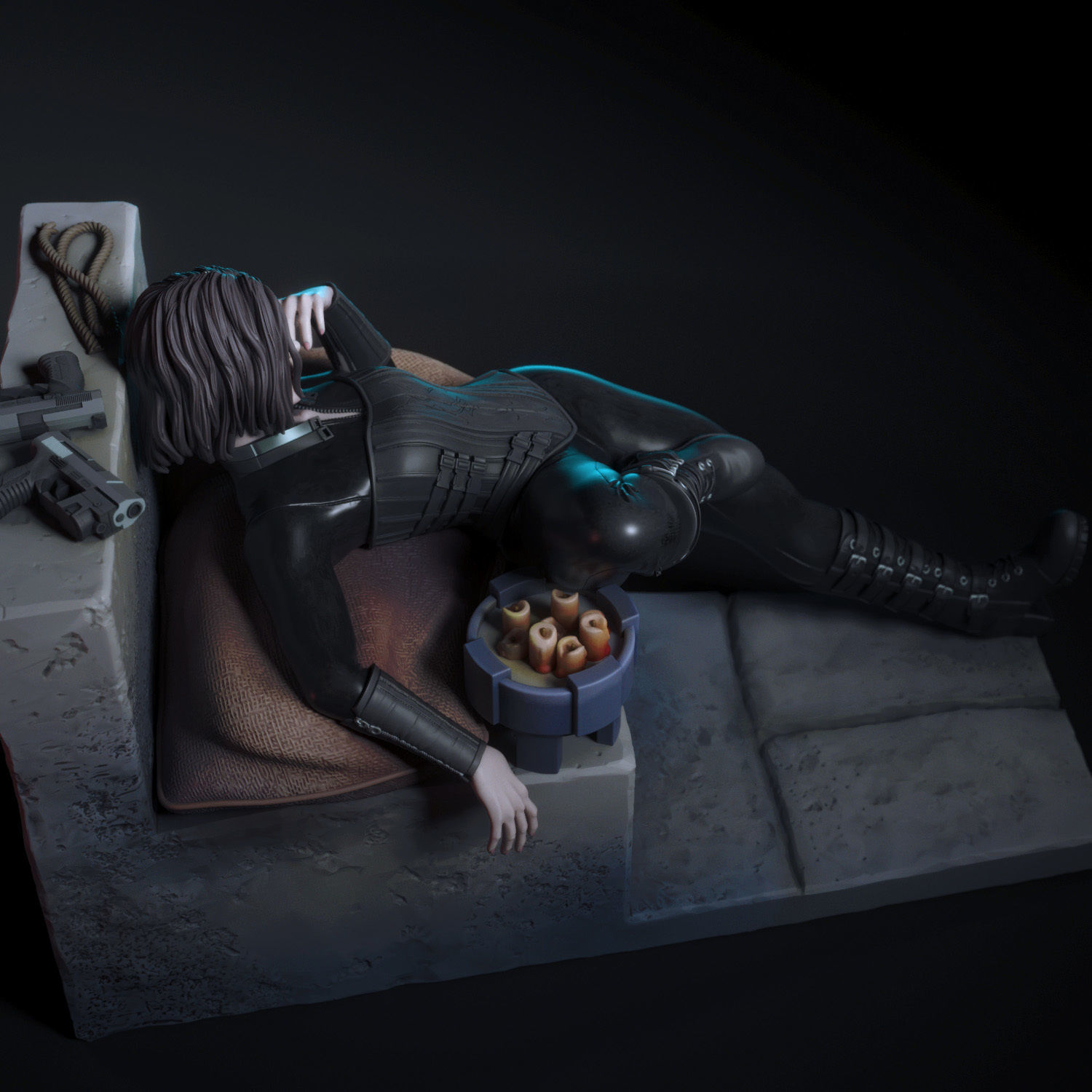 Selene from Underworld 3D print model_2