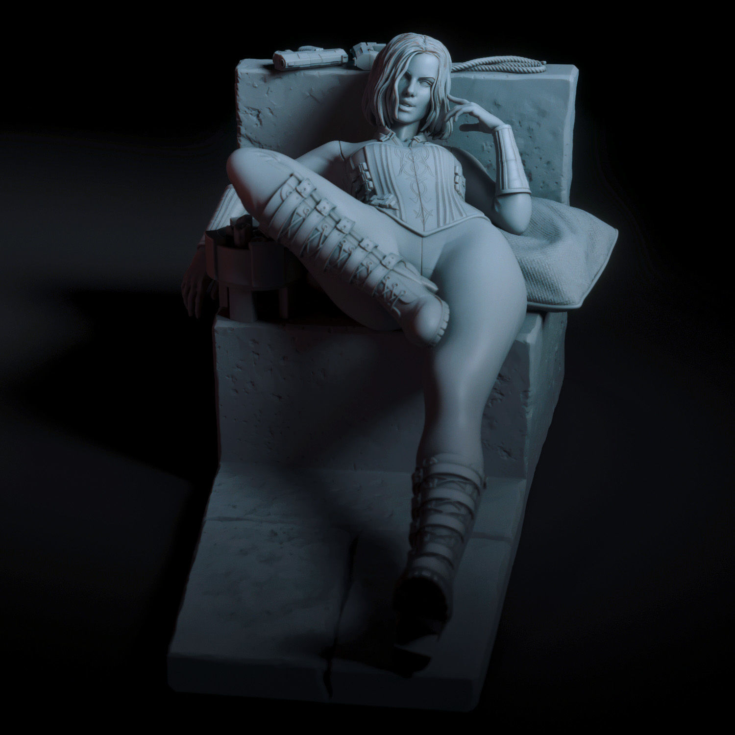 Selene from Underworld 3D print model_7