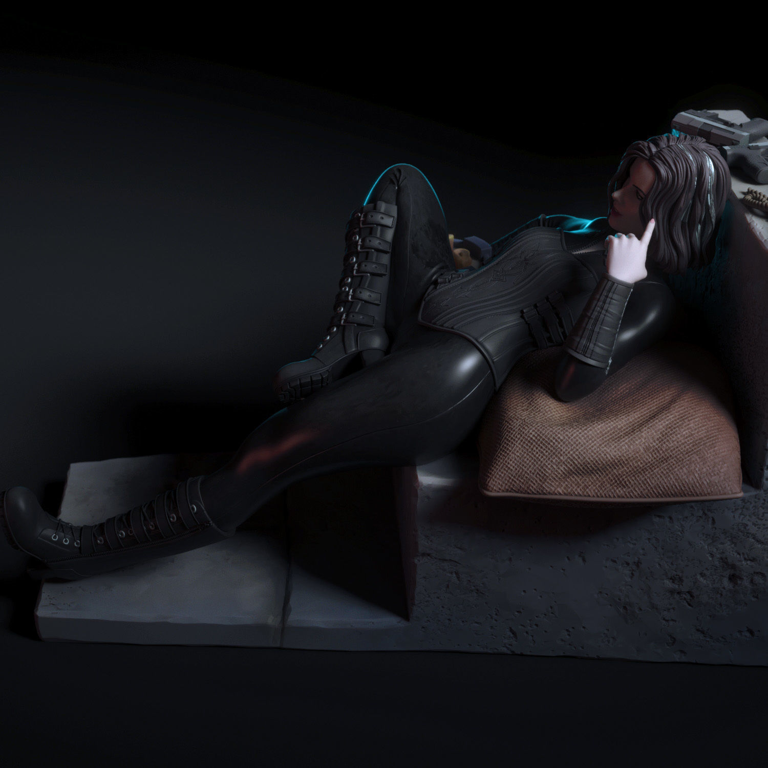 Selene from Underworld 3D print model_4
