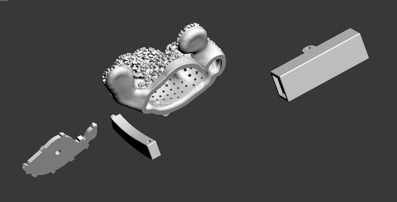 tie clip cufflinks 3D print model_28