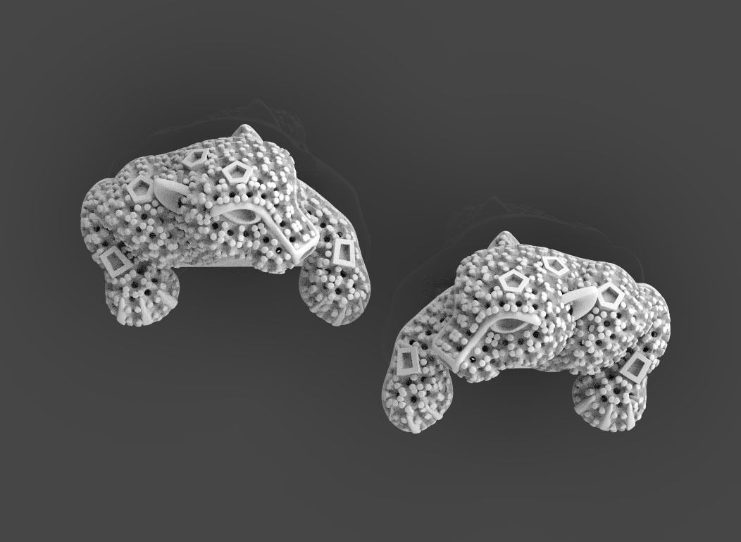 tie clip cufflinks 3D print model_18