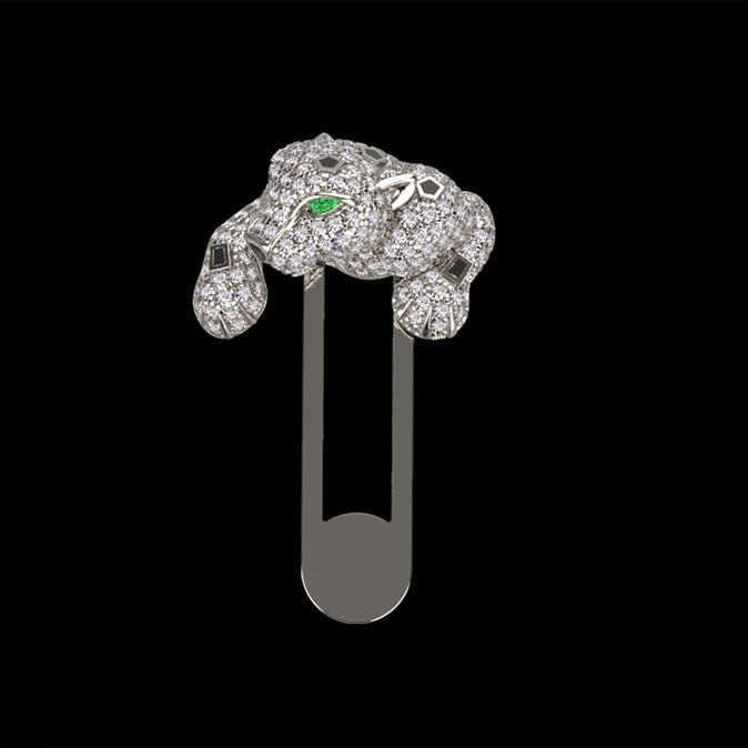 tie clip cufflinks 3D print model_22