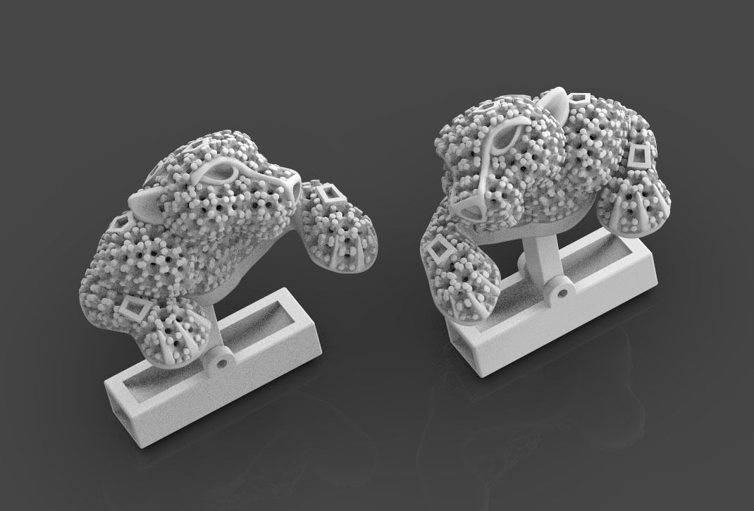 tie clip cufflinks 3D print model_19