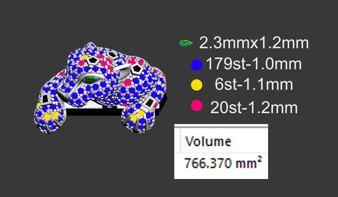 tie clip cufflinks 3D print model_6