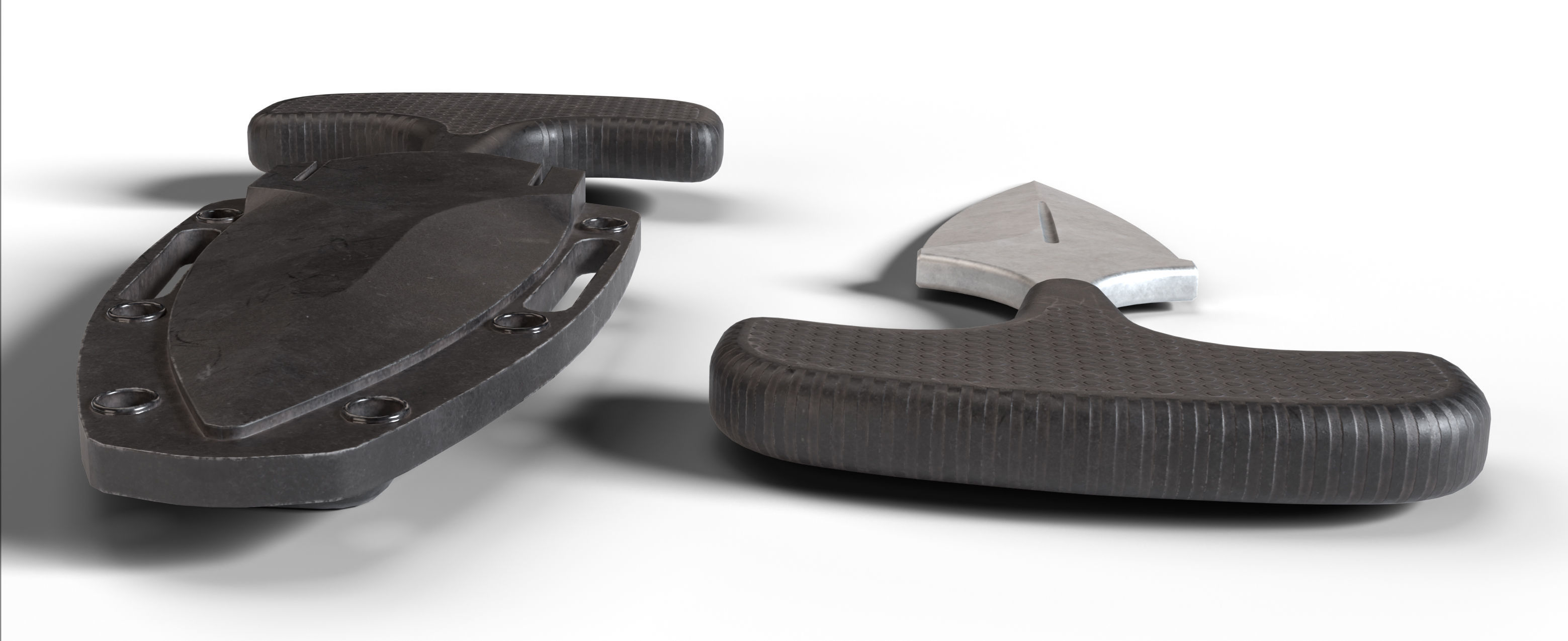 Cold Steel Safe Maker Dagger Low-poly 3D model_3