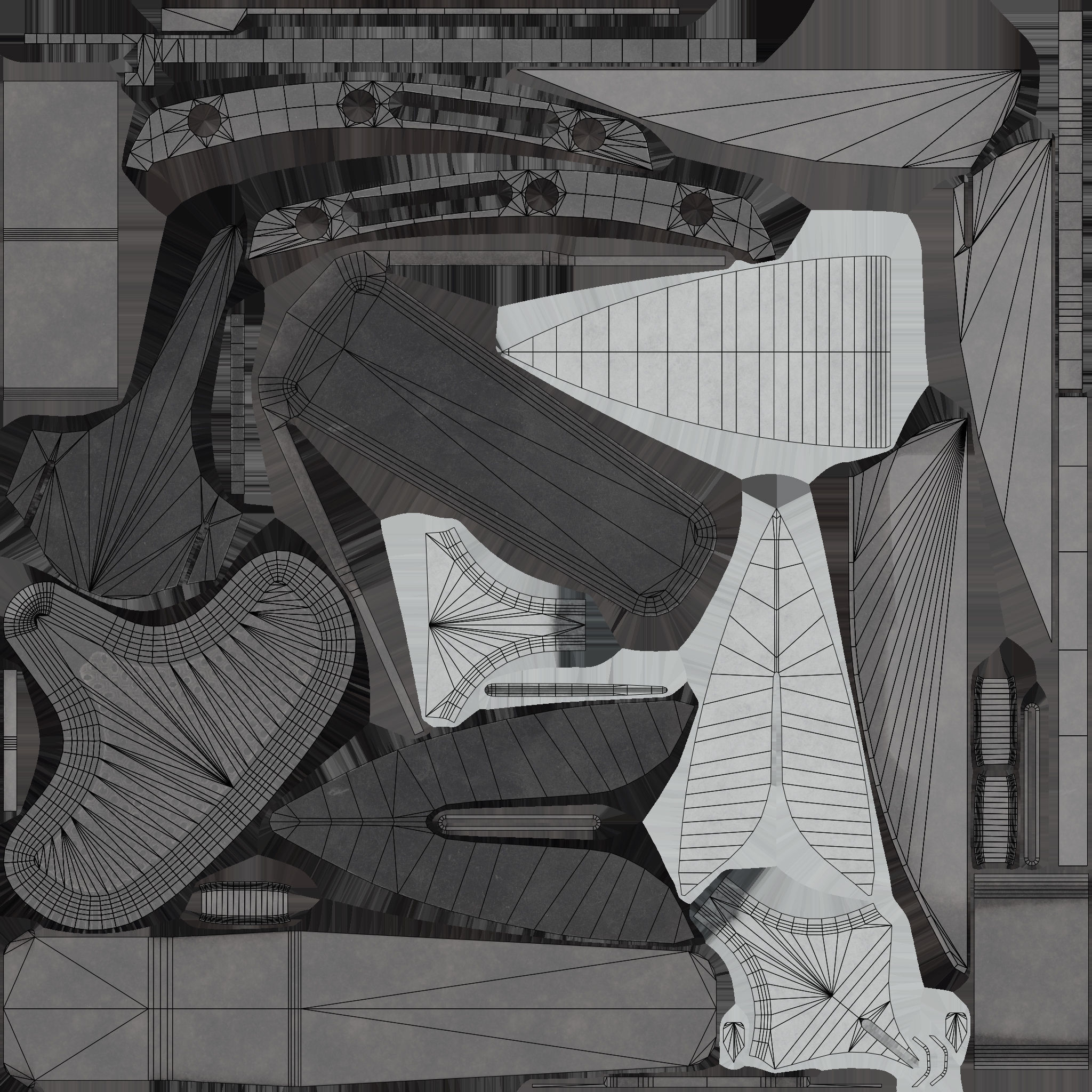 Cold Steel Safe Maker Dagger Low-poly 3D model_11