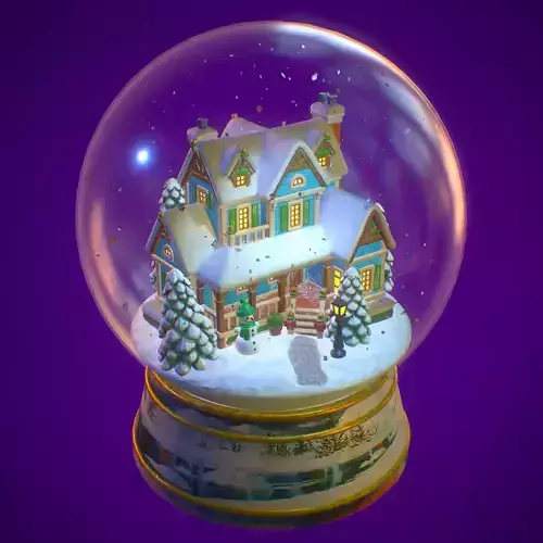 Snowglobe Christmas PBR