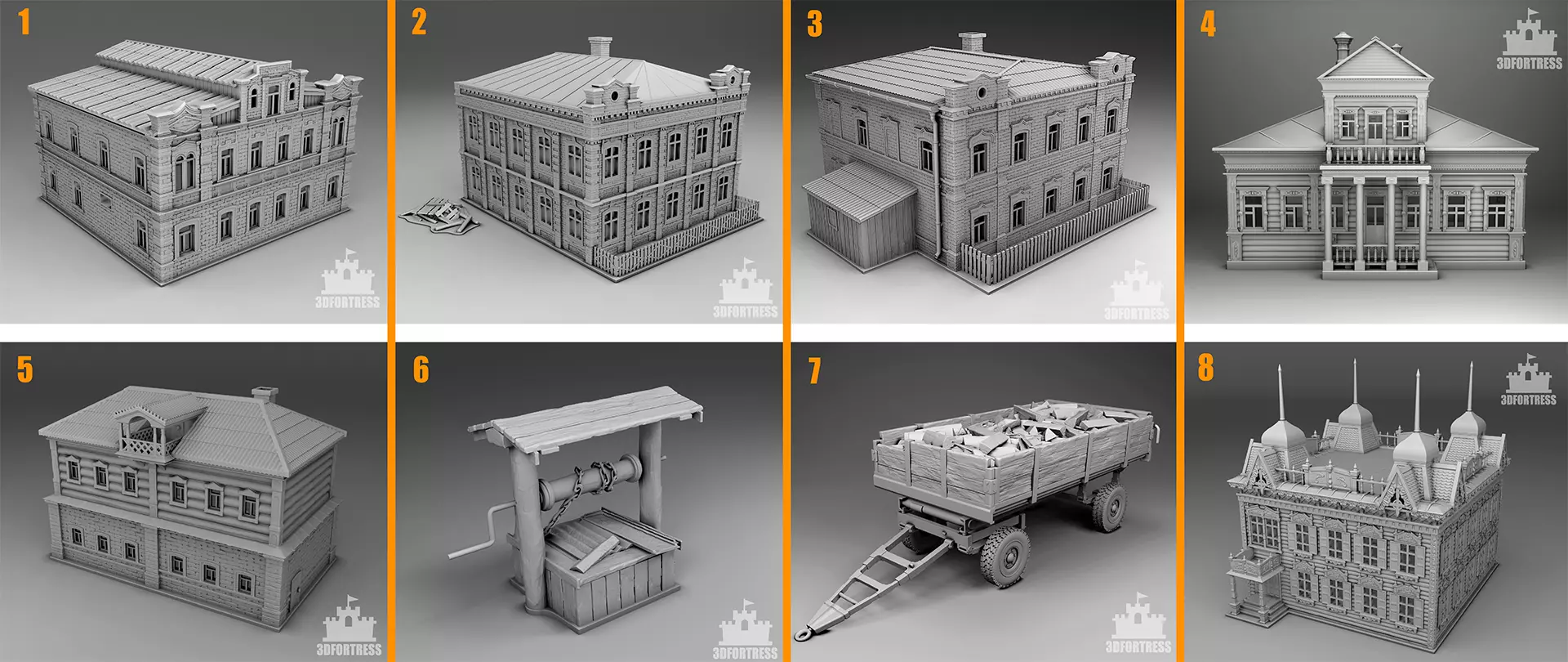 Tsarist Russia 3D Model Collection_0