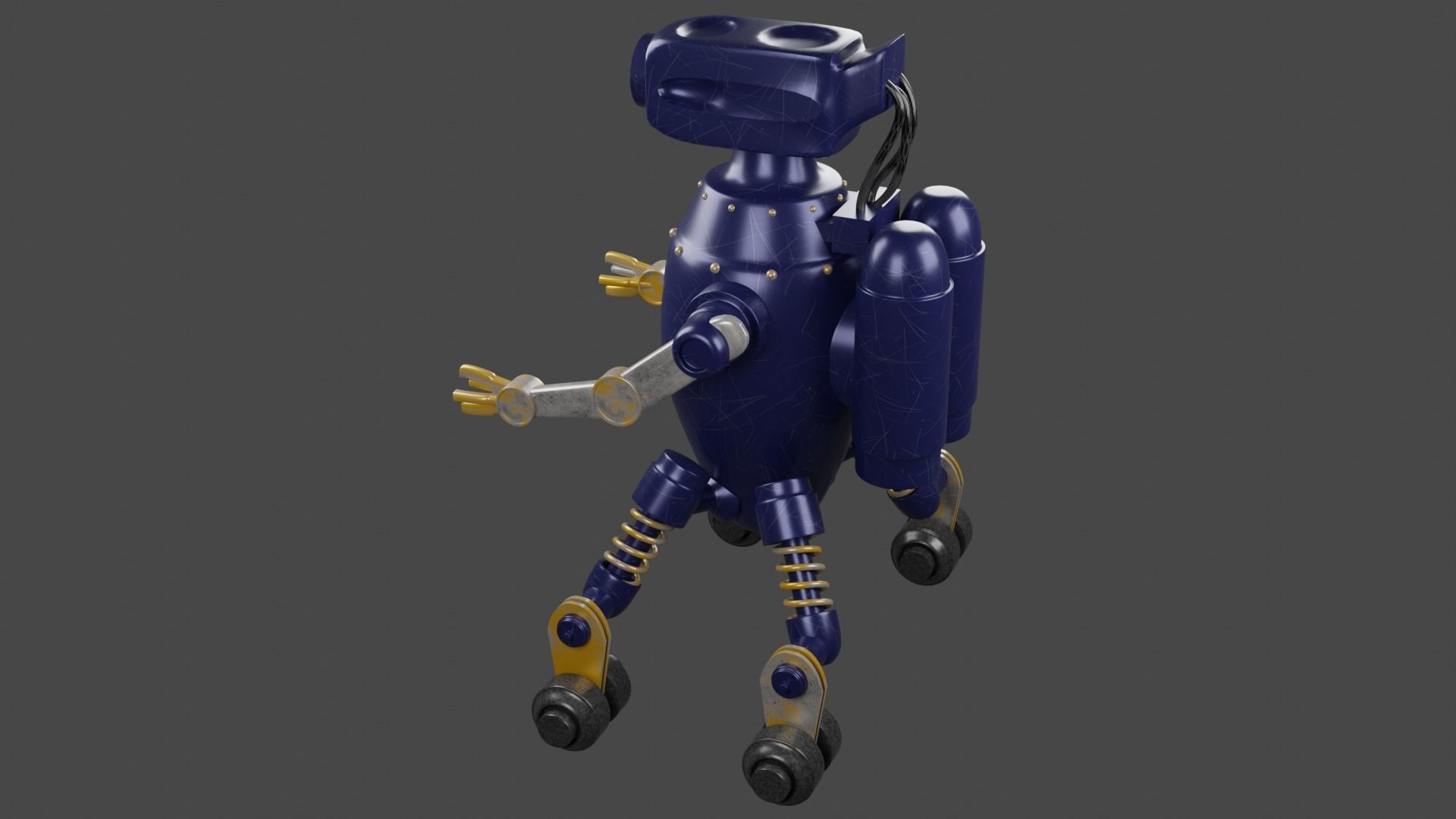 3D model robot 3D model_5