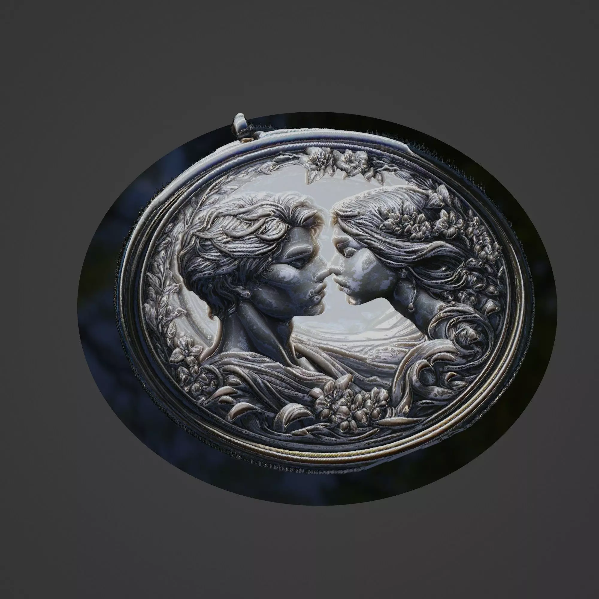 Love Medallion 3D print model