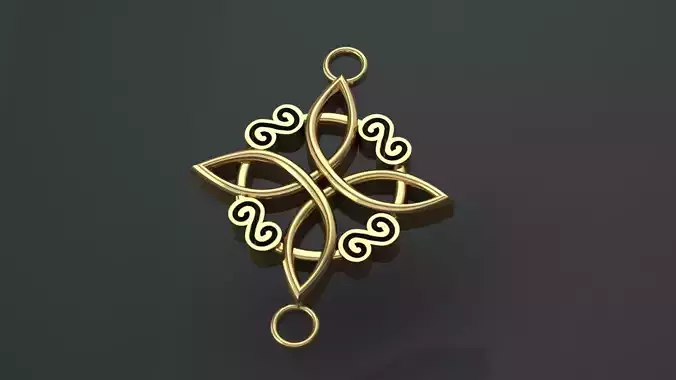 WITCH KNOT PENDANT - DIJE DE NUDO DE BRUJA 