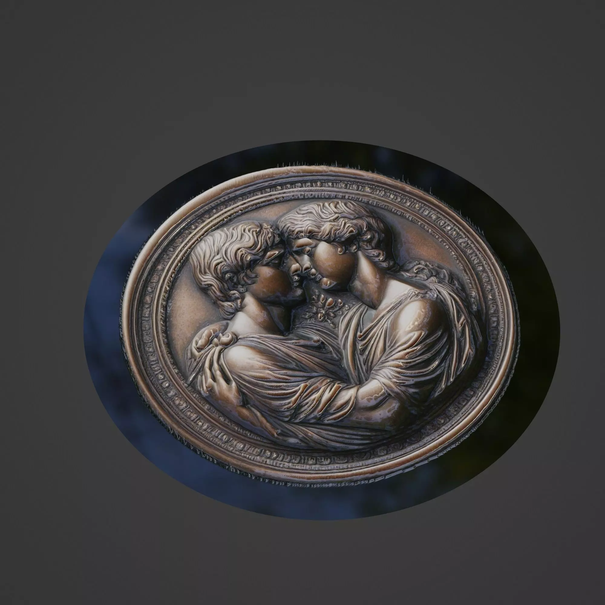 Love Medallion 3D print model