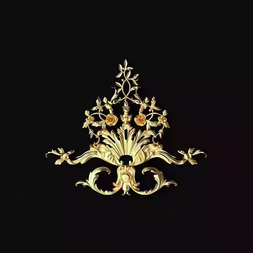 Central decor ornament for furniture