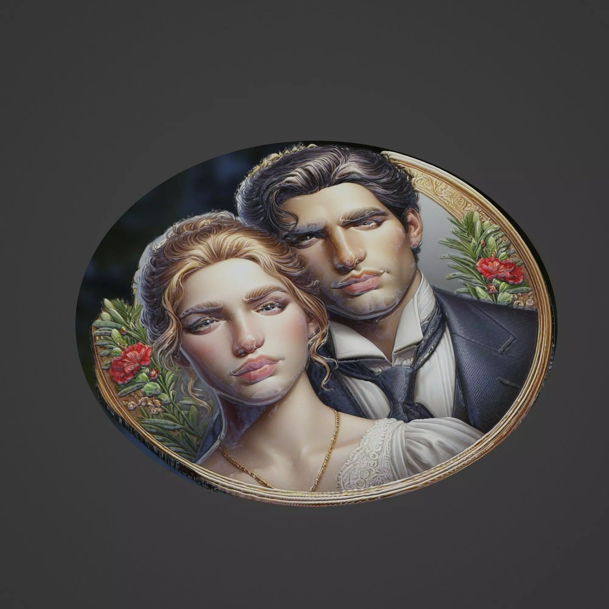 Love Medallion 3D print model