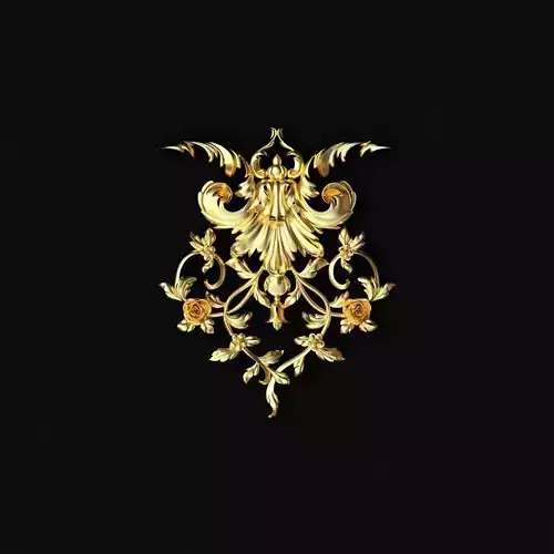 Central decor ornament for furniture