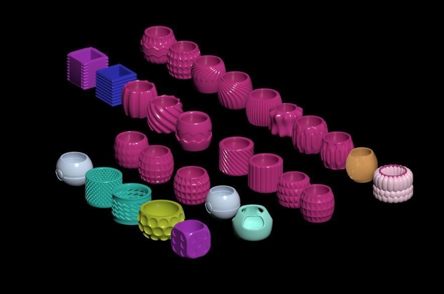 3D printed model for growing plants Free 3D print model_4