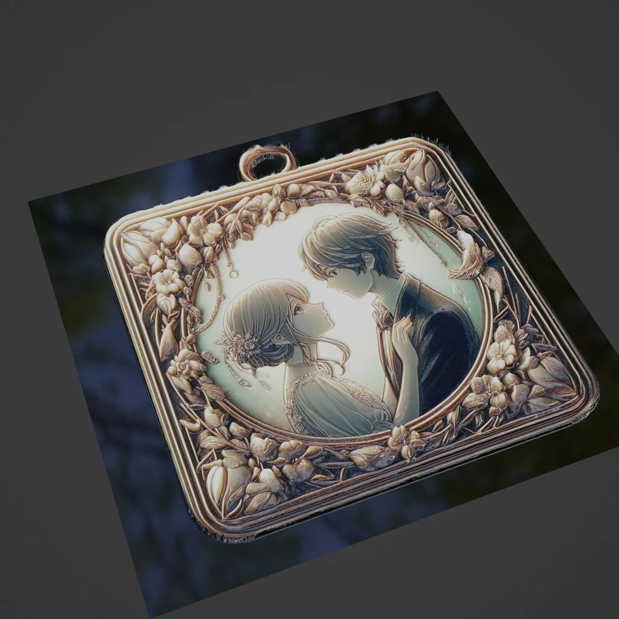 Love Medallion 3D print model