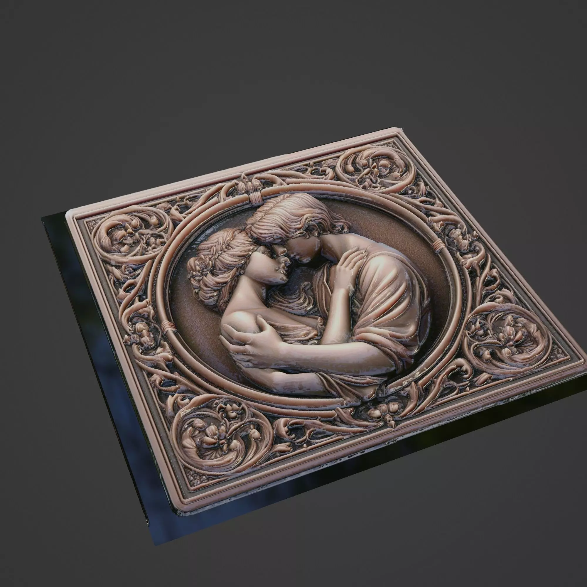 Love Medallion 3D print model