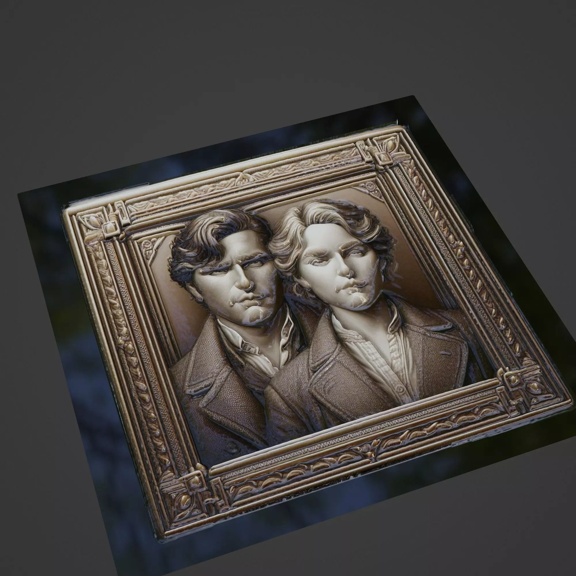 Love Medallion 3D print model