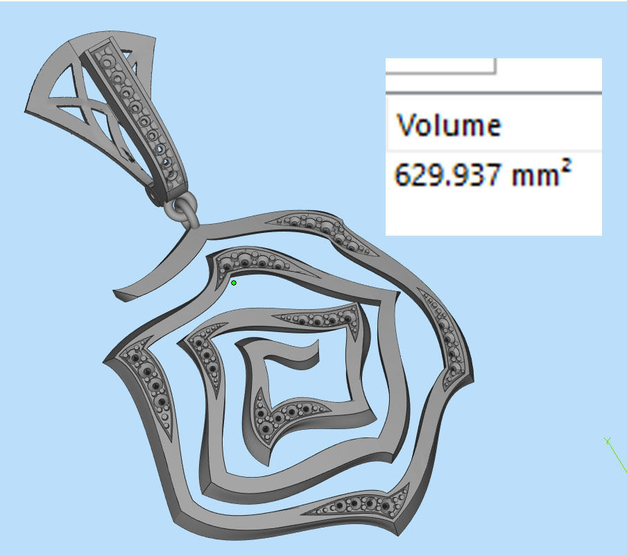 earrings 3D print model_3