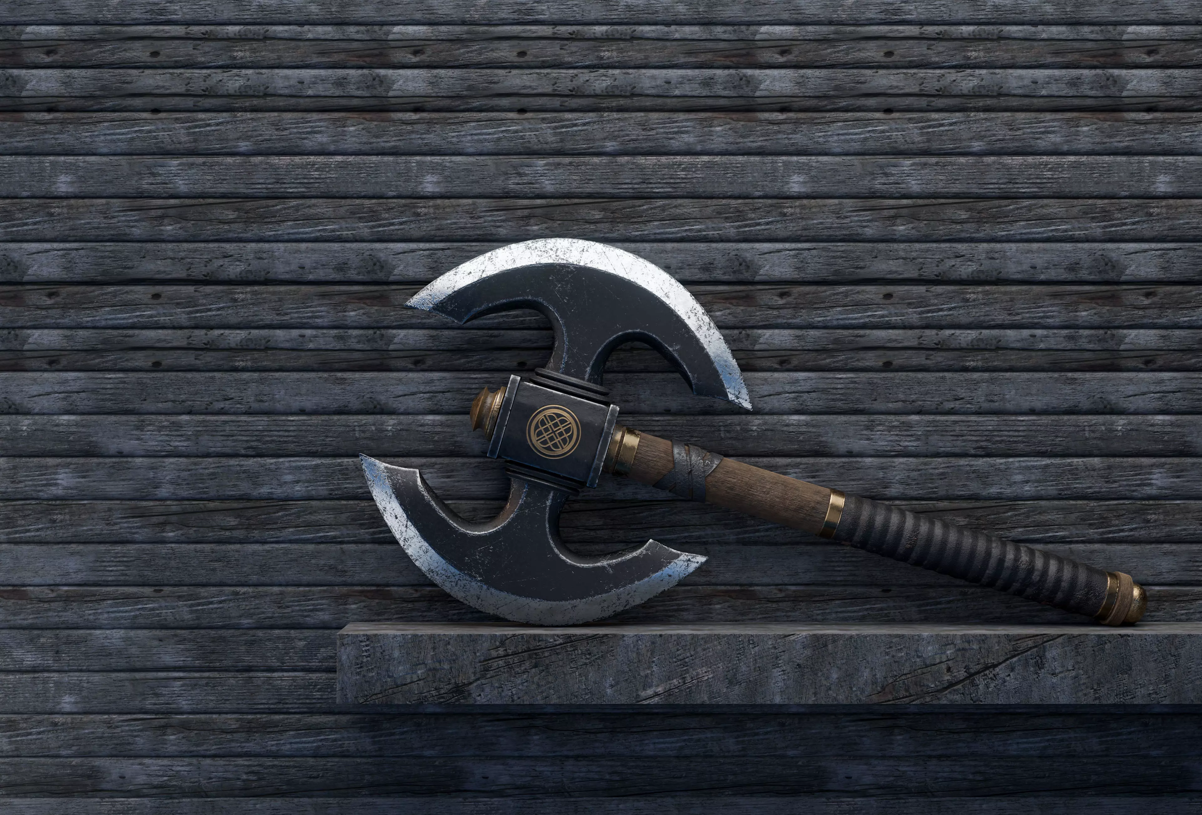 Game Ready Axe 3D model 3D model