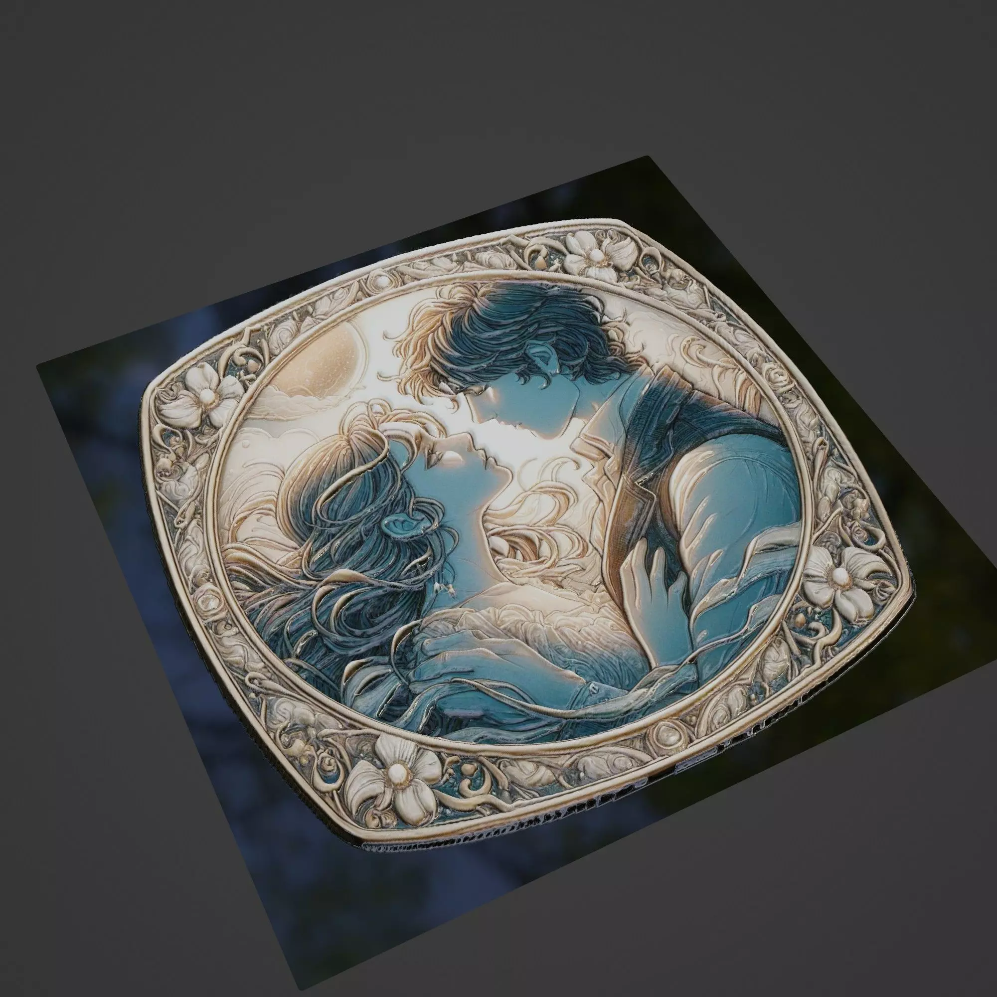 Love Medallion 3D print model