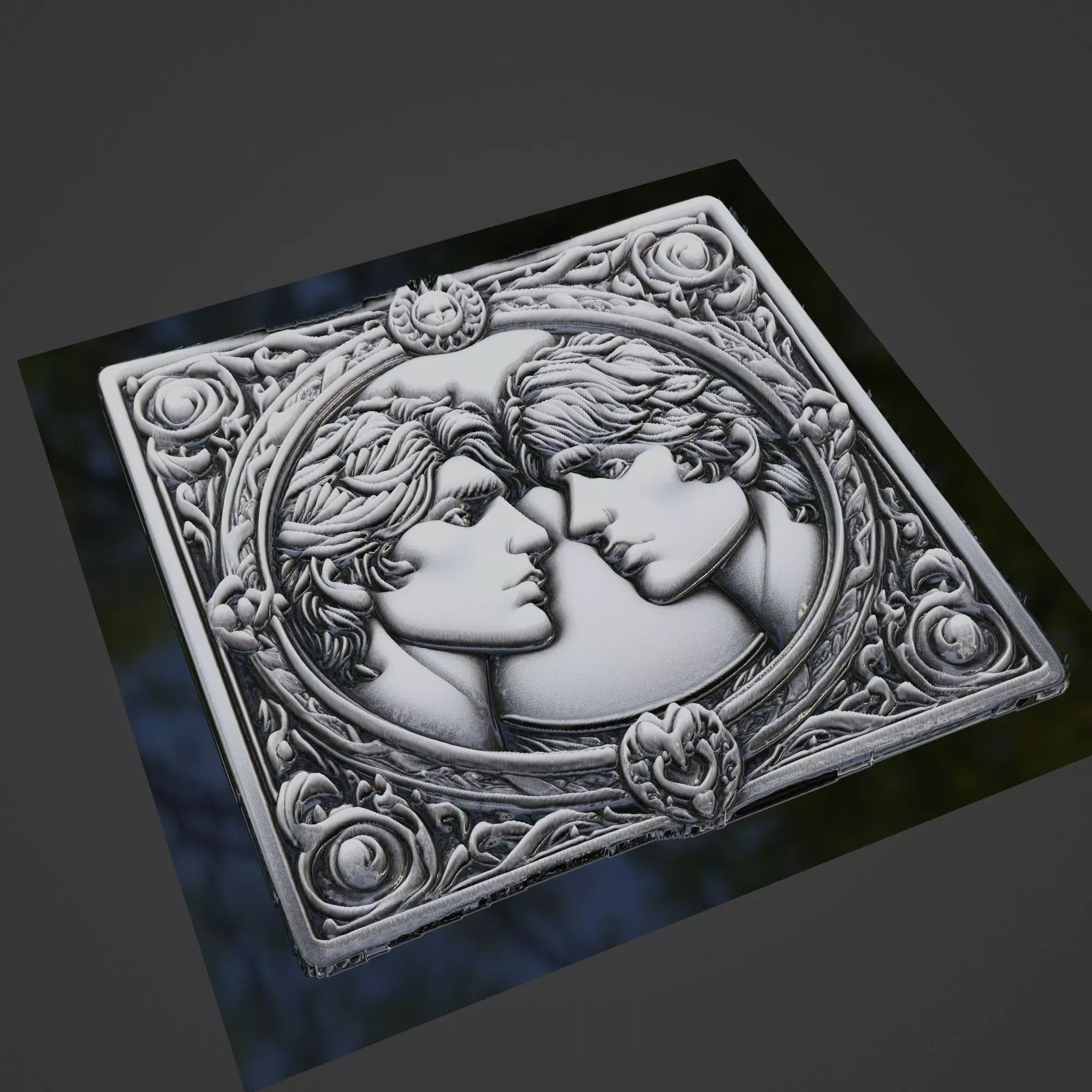 Love Medallion 3D print model