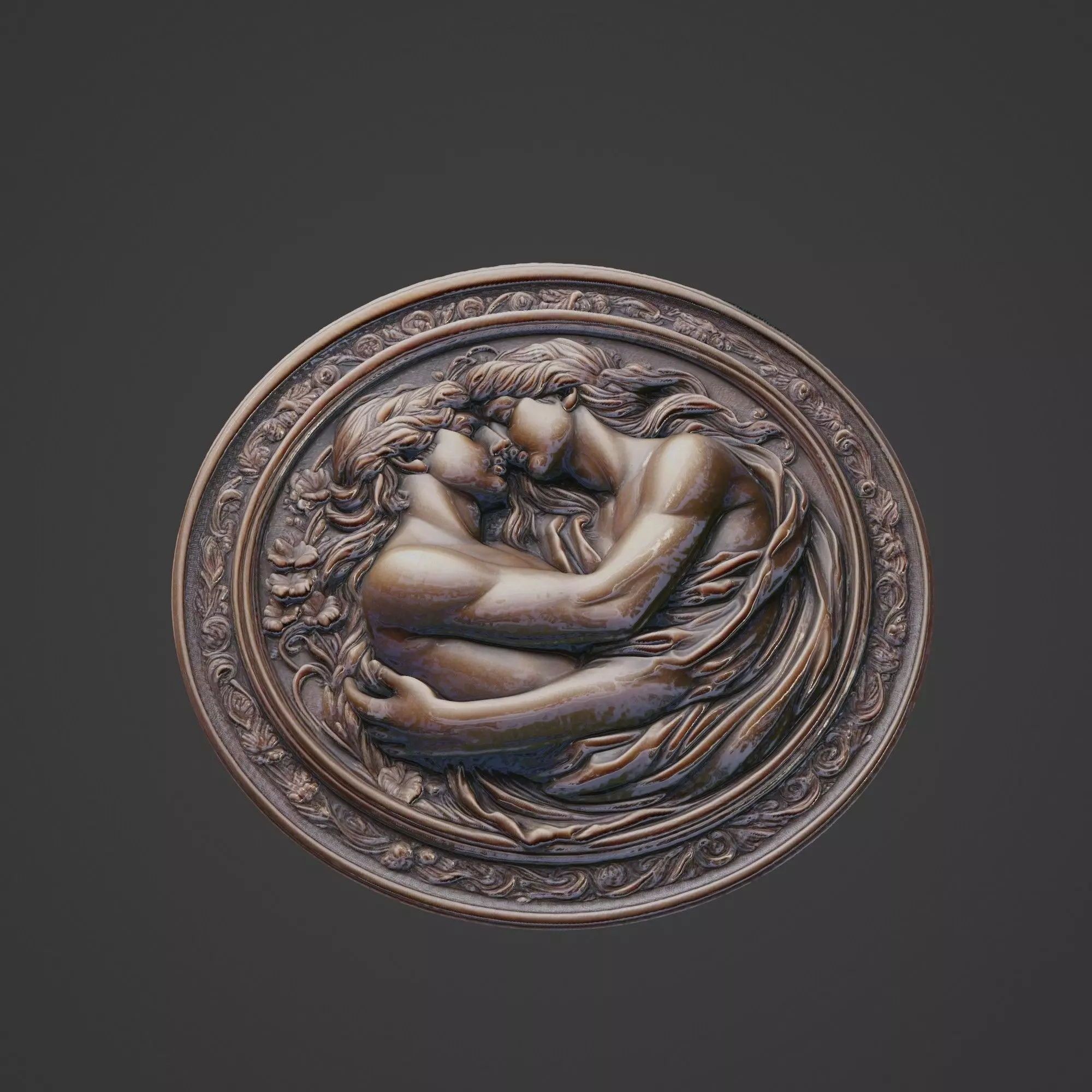 Love Medallion 3D print model