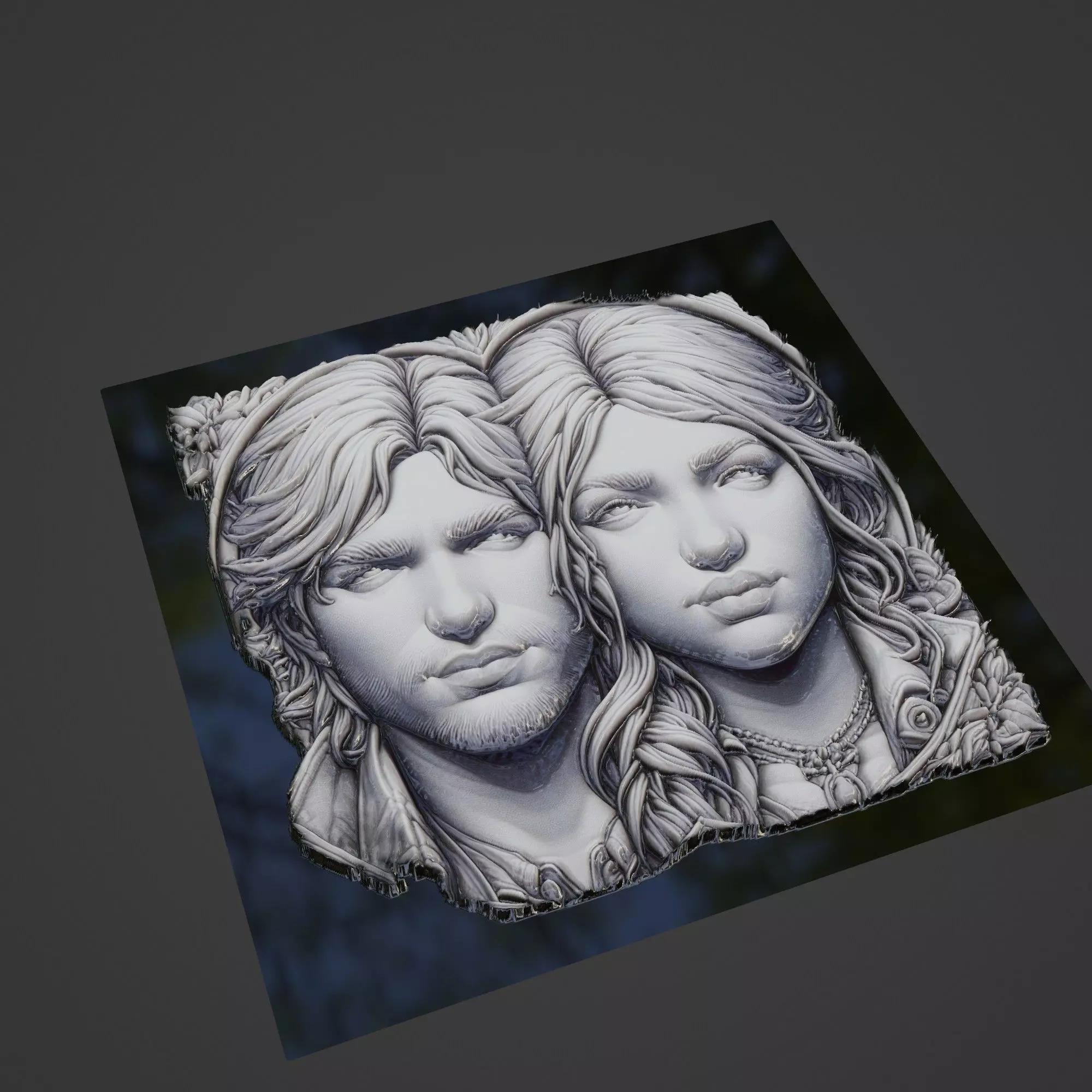 Love Medallion 3D print model
