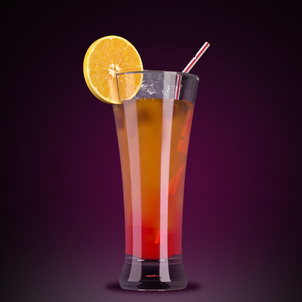 Coctails set VRay 3D model_5