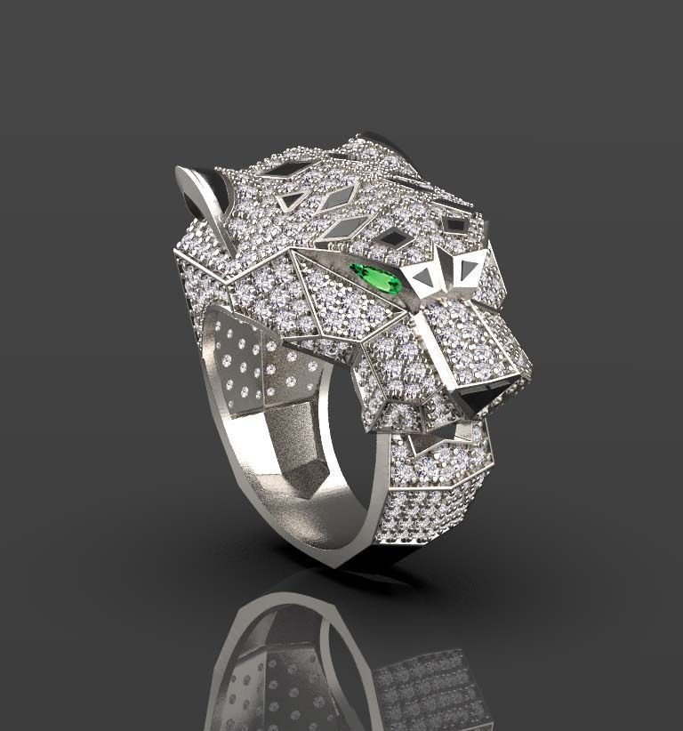 ring  gold 3D print model_48