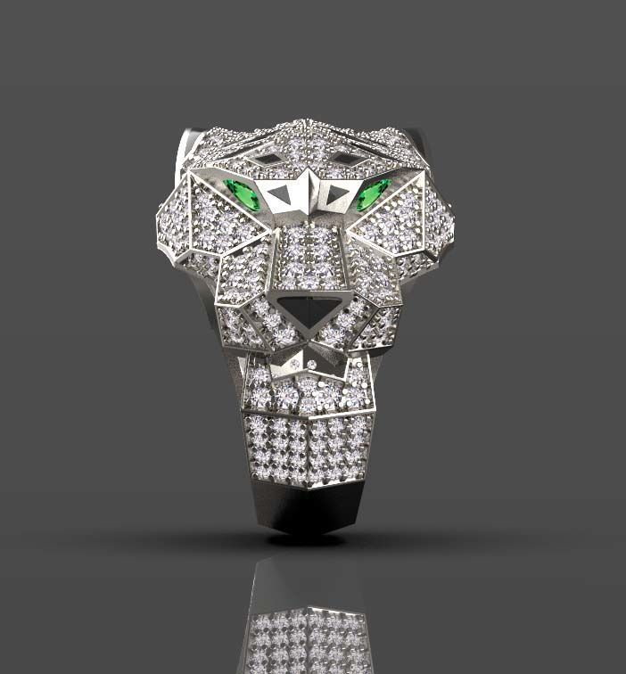 ring  gold 3D print model_51