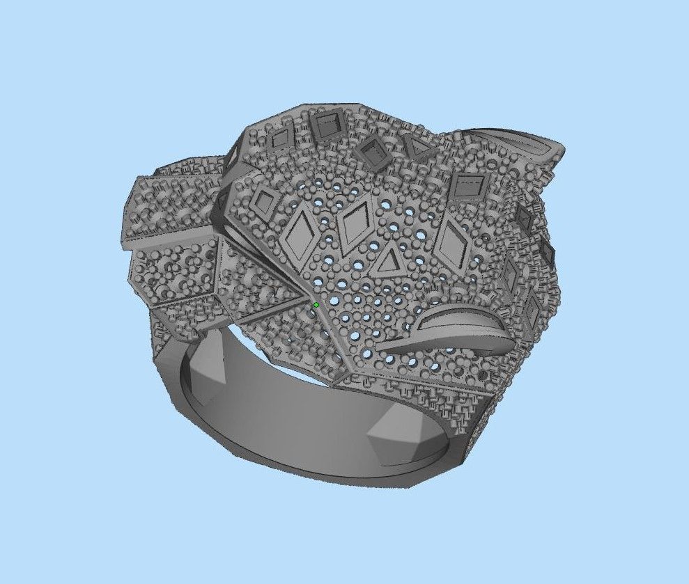 ring  gold 3D print model_50