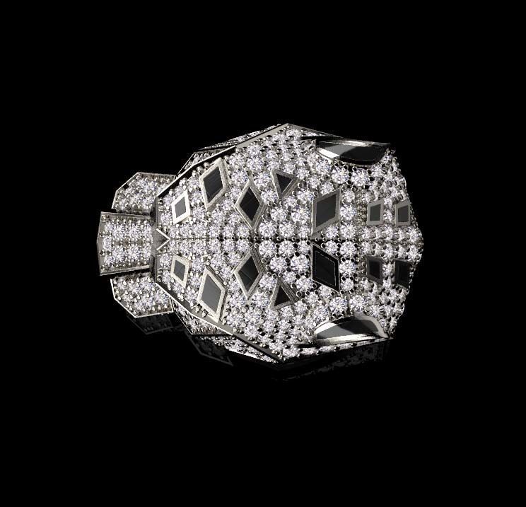 ring  gold 3D print model_32