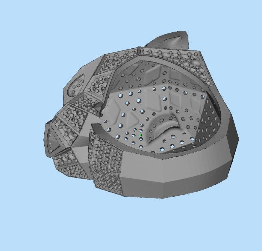 ring  gold 3D print model_4