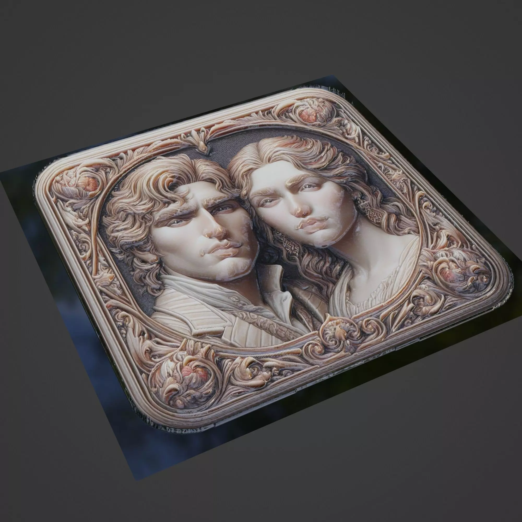 Love Medallion 3D print model