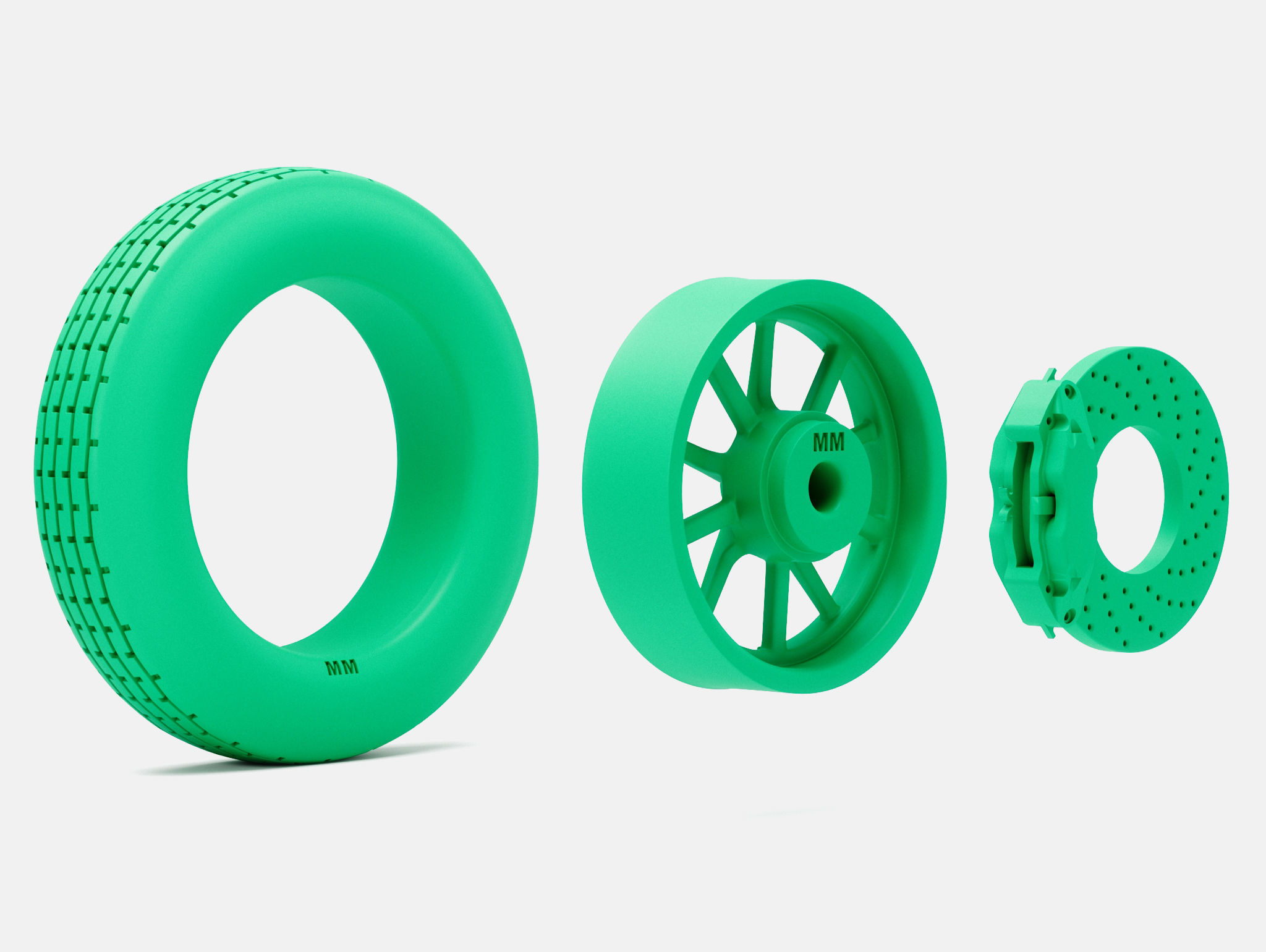 15x4 American Rebel Starburst Goodyear Front Runner 26 3D print model_4