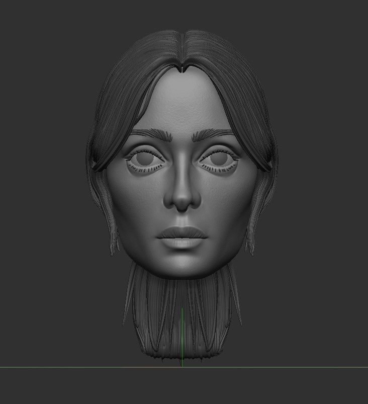 Lucy Fallout - Head Custom 3D print model_1