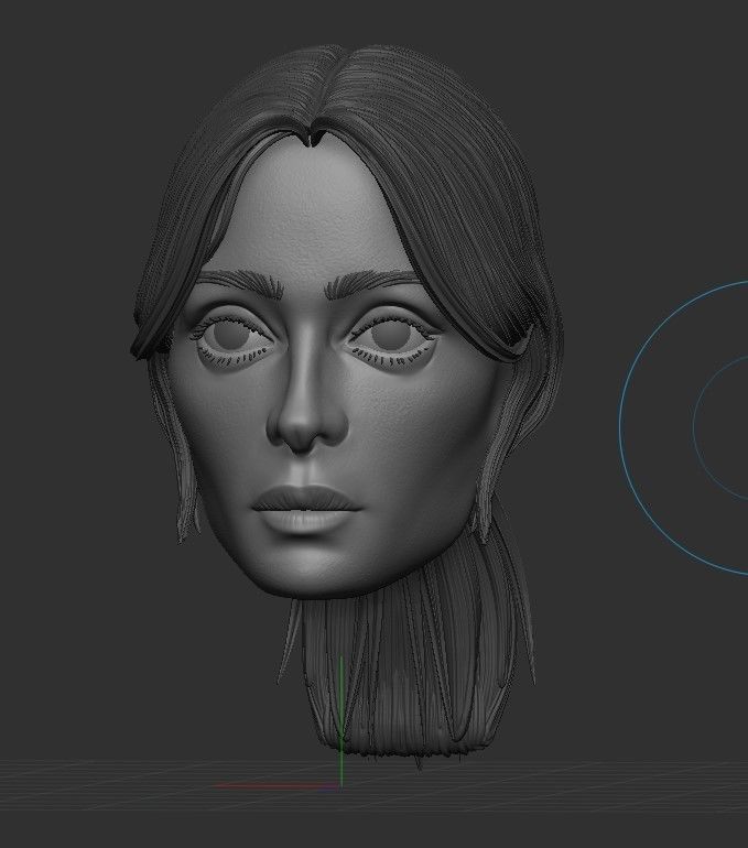 Lucy Fallout - Head Custom 3D print model_2