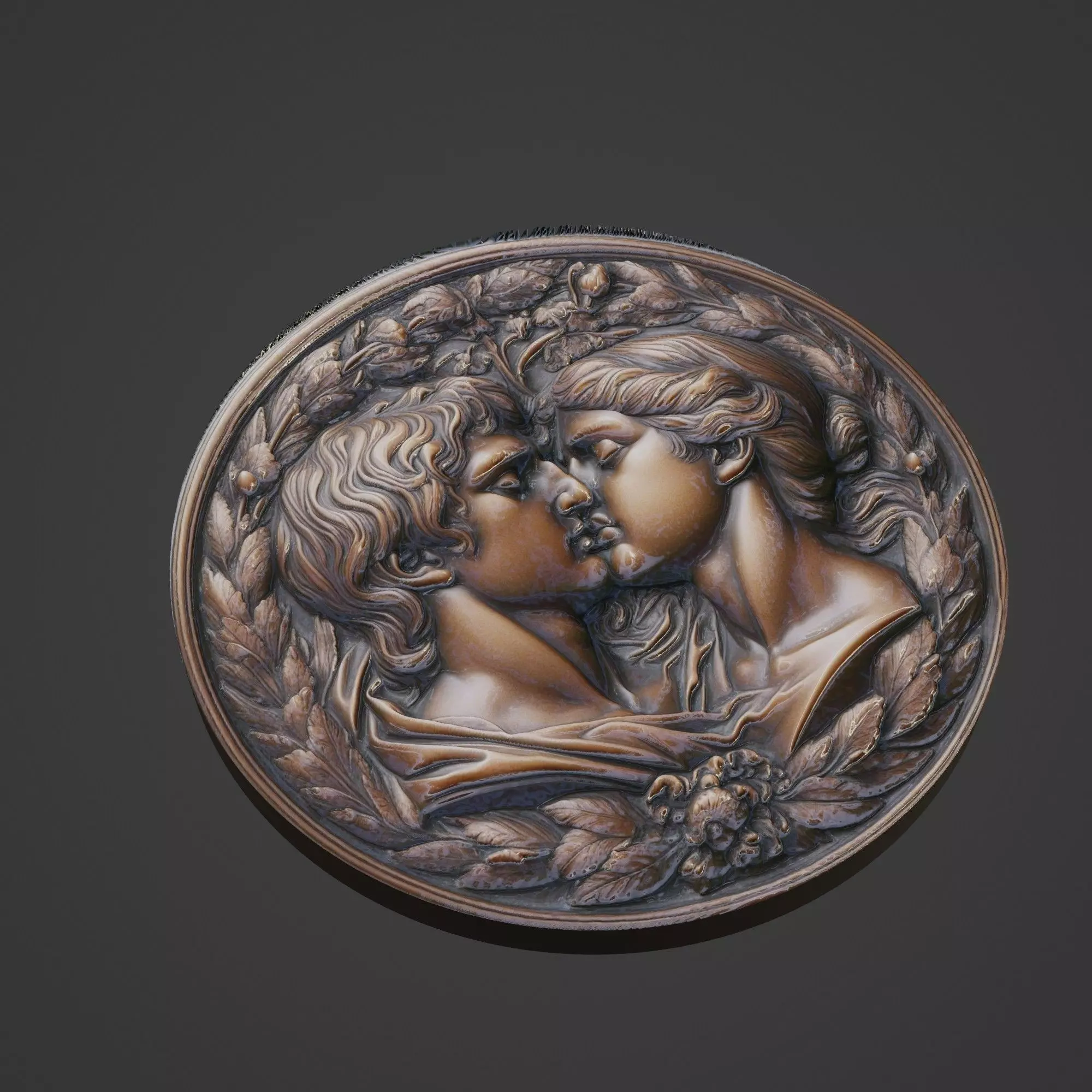 Love Medallion 3D print model