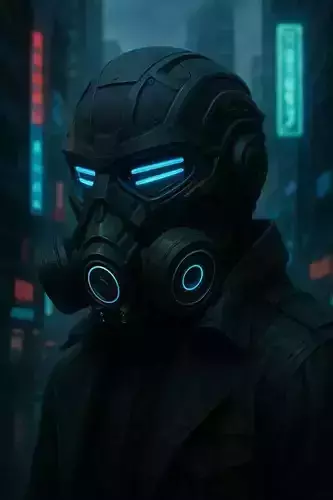 Cyberpunk Gas mask