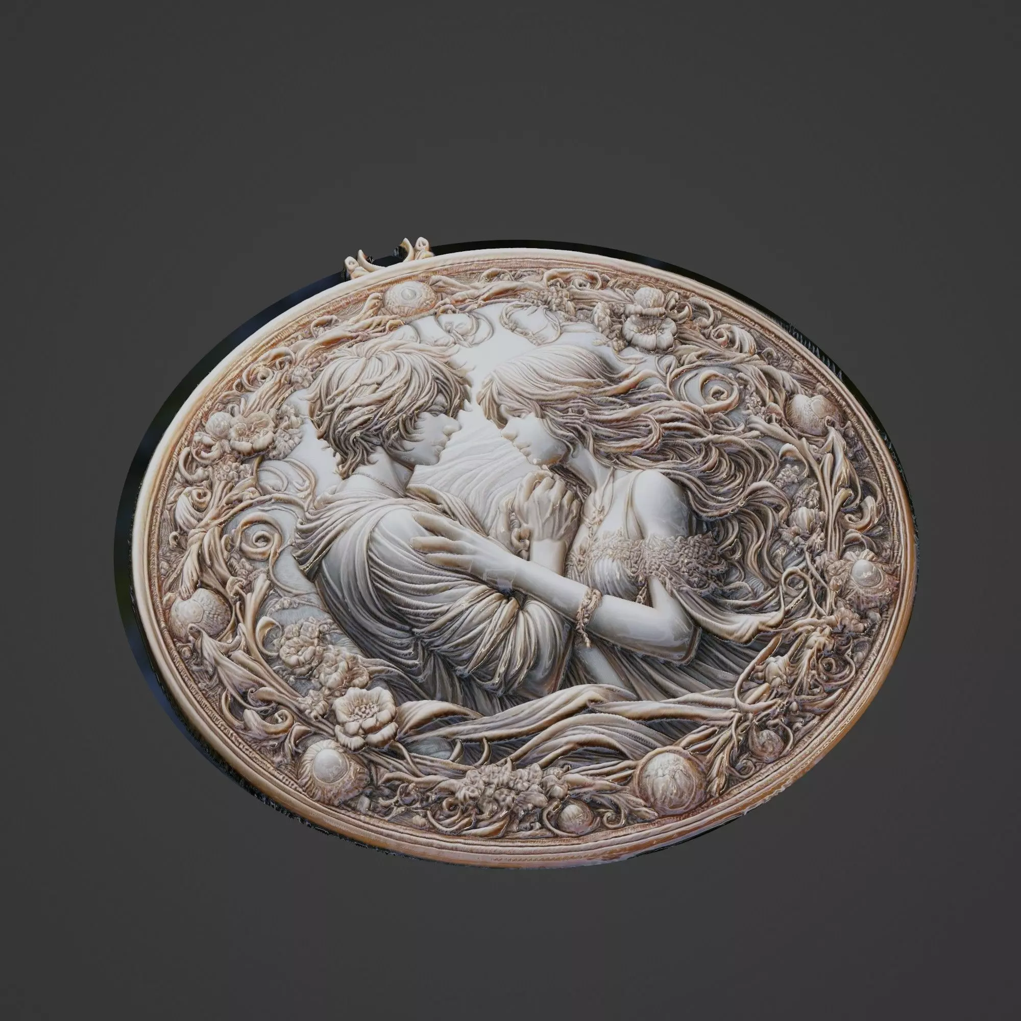 Love Medallion 3D print model