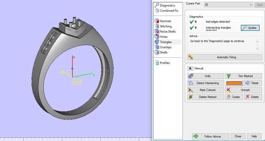 men ring 3D print model_17
