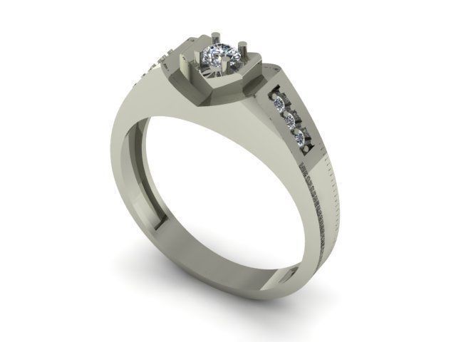 men ring 3D print model_1